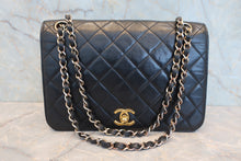 画像をギャラリービューアに読み込む, CHANEL/シャネル マトラッセチェーンショルダーバッグ ラムスキン ブラック/ゴールド金具 ショルダーバッグ 800060096