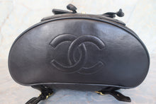 Load image into Gallery viewer, CHANEL Matelasse Chain back pack Lambskin Black/Gold hadware Back pack 700120197