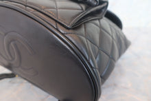 Load image into Gallery viewer, CHANEL Matelasse Chain back pack Lambskin Black/Gold hadware Back pack 700120197