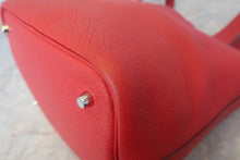 画像をギャラリービューアに読み込む, HERMES/エルメス ピコタンロックMM トリヨンクレマンス ルージュカザック □Q刻印 ハンドバッグ 800020036