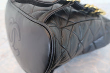 Load image into Gallery viewer, CHANEL Matelasse Chain back pack Lambskin Black/Gold hadware Back pack 700120197