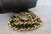 Load image into Gallery viewer, CHANEL Matelasse Chain back pack Lambskin Black/Gold hadware Back pack 700120197