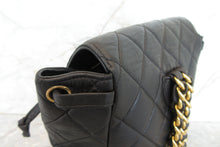 Load image into Gallery viewer, CHANEL Matelasse Chain back pack Lambskin Black/Gold hadware Back pack 700080167