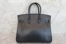 将图片加载到图库查看器,HERMES BIRKIN 25  Epsom leather Black Hand bag 700060292