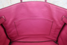 画像をギャラリービューアに読み込む, HERMES/エルメス オータクロア28 シェーブル フューシャピンク □J刻印 ハンドバッグ 700070079
