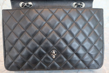 Load image into Gallery viewer, CHANEL Medium Matelasse single flap chain shoulder bag Lambskin Black/Silver hadware Shoulder bag 700090027