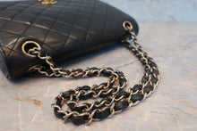 画像をギャラリービューアに読み込む, CHANEL/シャネル マトラッセチェーンショルダーバッグ ラムスキン ブラック/ゴールド金具 ショルダーバッグ 800060096