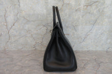 将图片加载到图库查看器,HERMES BIRKIN 25  Epsom leather Black Hand bag 700060292