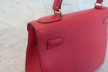 画像をギャラリービューアに読み込む, HERMES/エルメス ケリー28 クシュベル ルージュヴィフ 〇W刻印 ショルダーバッグ 800020020