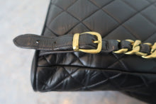 Load image into Gallery viewer, CHANEL Matelasse Chain back pack Lambskin Black/Gold hadware Back pack 700120197