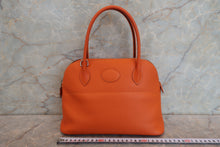 將圖片載入圖庫檢視器 HERMES/エルメス ボリード27 ヴォーエプソン オレンジ □R刻印 ショルダーバッグ 700100069