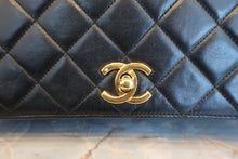 画像をギャラリービューアに読み込む, CHANEL/シャネル マトラッセチェーンショルダーバッグ ラムスキン ブラック/ゴールド金具 ショルダーバッグ 800060096