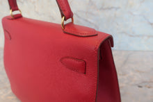 画像をギャラリービューアに読み込む, HERMES/エルメス ケリー28 クシュベル ルージュヴィフ 〇W刻印 ショルダーバッグ 800020020