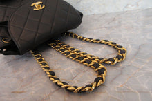Load image into Gallery viewer, CHANEL Matelasse Chain back pack Lambskin Black/Gold hadware Back pack 700080167
