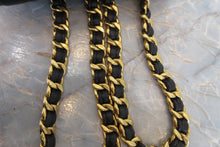 Load image into Gallery viewer, CHANEL Matelasse Chain back pack Lambskin Black/Gold hadware Back pack 700080167