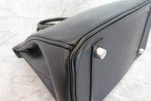 将图片加载到图库查看器,HERMES BIRKIN 25  Epsom leather Black Hand bag 700060292