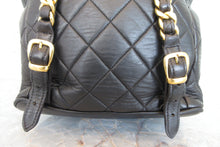 Load image into Gallery viewer, CHANEL Matelasse Chain back pack Lambskin Black/Gold hadware Back pack 700080167