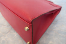 画像をギャラリービューアに読み込む, HERMES/エルメス ケリー28 クシュベル ルージュヴィフ 〇W刻印 ショルダーバッグ 800020020