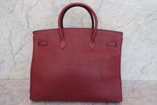 画像をギャラリービューアに読み込む, HERMES/エルメス バーキン40 トリヨンクレマンス ルージュアッシュ □E刻印 ハンドバッグ 700110094