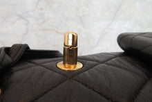 Load image into Gallery viewer, CHANEL Matelasse Chain back pack Lambskin Black/Gold hadware Back pack 700080167