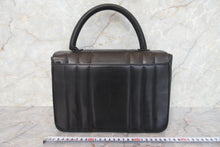 Load image into Gallery viewer, CHANEL Mademoiselle Hand bag Lambskin Black/Gold hadware  Hand bag 700010145