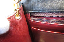 Load image into Gallery viewer, CHANEL Mini Matelasse single flap chain shoulder bag Lambskin Black/Gold hadware Shoulder bag 700080016