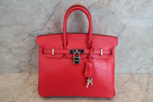 Load image into Gallery viewer, HERMES BIRKIN 25 Tadlakt lether Bougainvillier Hand bag 500050083