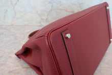 画像をギャラリービューアに読み込む, HERMES/エルメス バーキン40 トリヨンクレマンス ルージュアッシュ □E刻印 ハンドバッグ 700110094