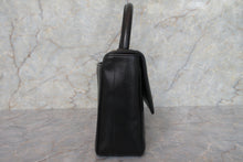 Load image into Gallery viewer, CHANEL Mademoiselle Hand bag Lambskin Black/Gold hadware  Hand bag 700010145