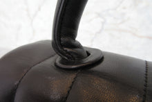 Load image into Gallery viewer, CHANEL Mademoiselle Hand bag Lambskin Black/Gold hadware  Hand bag 700010145