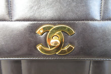 Load image into Gallery viewer, CHANEL Mademoiselle Hand bag Lambskin Black/Gold hadware  Hand bag 700010145