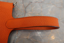 Load image into Gallery viewer, HERMES PICOTIN PM Clemence leather Orange Hand bag 700020210