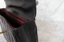 Load image into Gallery viewer, CHANEL Mademoiselle Hand bag Lambskin Black/Gold hadware  Hand bag 700010145