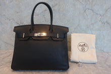 画像をギャラリービューアに読み込む, HERMES/エルメス バーキン30 トゴ ブラック □K刻印 ハンドバッグ 800020022