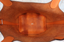 Load image into Gallery viewer, HERMES PICOTIN PM Clemence leather Orange Hand bag 700020210
