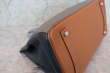 Load image into Gallery viewer, HERMES BIRKIN 35 Arlequin Clemence leather Ultravaiolet/Etain/Blue lin/Etoupe gray/Blue obscurs/Gold □Q Engraving Hand bag 700100062