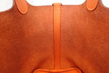 Load image into Gallery viewer, HERMES PICOTIN PM Clemence leather Orange Hand bag 700020210