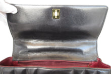 Load image into Gallery viewer, CHANEL Mademoiselle Hand bag Lambskin Black/Gold hadware  Hand bag 700010145