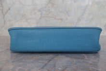 Load image into Gallery viewer, HERMES EVELYNE1 GM Clemence leather Blue jean □I Engraving Shoulder bag 700120209