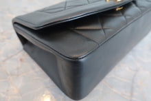Load image into Gallery viewer, CHANEL  Diana matelasse chain shoulder bag Lambskin Black/Gold hadware Shoulder bag 700090028