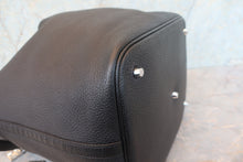 画像をギャラリービューアに読み込む, HERMES/エルメス ピコタンロックGM トリヨンクレマンス ブラック □Q刻印 ハンドバッグ 700110091