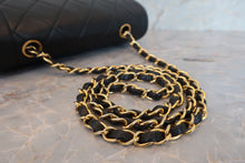 Load image into Gallery viewer, CHANEL  Diana matelasse chain shoulder bag Lambskin Black/Gold hadware Shoulder bag 700090028