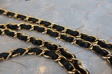 Load image into Gallery viewer, CHANEL  Diana matelasse chain shoulder bag Lambskin Black/Gold hadware Shoulder bag 700090028