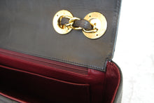 Load image into Gallery viewer, CHANEL Medium Matelasse single flap chain shoulder bag Lambskin Black/Gold hadware Shoulder bag 700080168