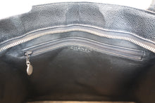 Load image into Gallery viewer, CHANEL Medallion Tote Caviar skin Black/Silver hadware Tote bag 800090071