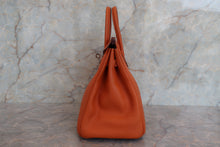 将图片加载到图库查看器,HERMES BIRKIN 25 Togo leather Orange □I刻印 Hand bag 700060078