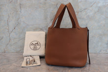 Load image into Gallery viewer, HERMES PICOTIN LOCK PM Clemence leather Gold □P Engraving Hand bag 700050065