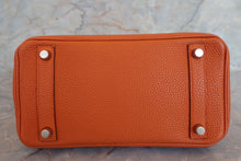 将图片加载到图库查看器,HERMES BIRKIN 25 Togo leather Orange □I刻印 Hand bag 700060078