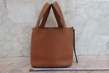 Load image into Gallery viewer, HERMES PICOTIN LOCK PM Clemence leather Gold □P Engraving Hand bag 700050065