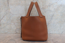 Load image into Gallery viewer, HERMES PICOTIN LOCK PM Clemence leather Gold □P Engraving Hand bag 700050065